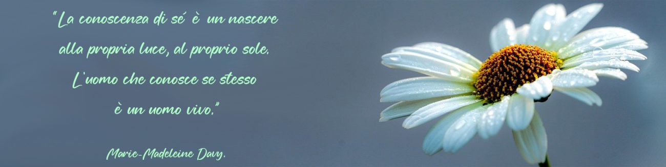 fiore con scritta in corsivo